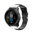 For Garmin QuickFit 26mm Kalebol Waxed Calfskin Leather Watch Band(Black) - free shipping - PMc TechLife - Order now!