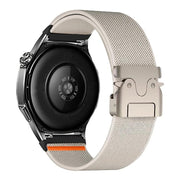 20mm Parachute Buckle Elastic Nylon Watch Band(Starlight)