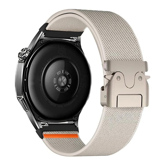 22mm Parachute Buckle Elastic Nylon Watch Band(Starlight)