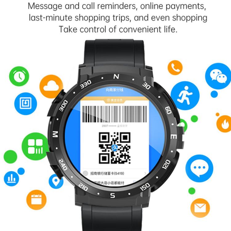 Q10 Dual-mode Bluetooth Headphones Smart Watch,1.52 inch, Support Bluetooth Call / Heart Rate(Black)