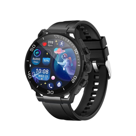 Q11 Dual-mode Bluetooth Headphones Smart Watch,1.58 inch, Support Bluetooth Call / Heart Rate(Black)