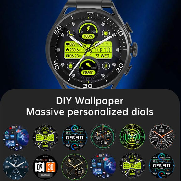 Q11 Dual-mode Bluetooth Headphones Smart Watch,1.58 inch, Support Bluetooth Call / Heart Rate(Black)