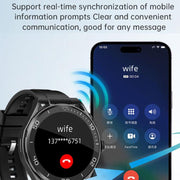 Q11 Dual-mode Bluetooth Headphones Smart Watch,1.58 inch, Support Bluetooth Call / Heart Rate(Black)