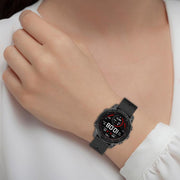 For Garmin QuickFit 20mm Kalebol Magnetic Buckle Silicone Watch Band(White)