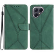 For Tecno Pova 7 5G Stitching Embossed Leather Phone Case(Green) - free shipping - PMC TechLife - Order now!