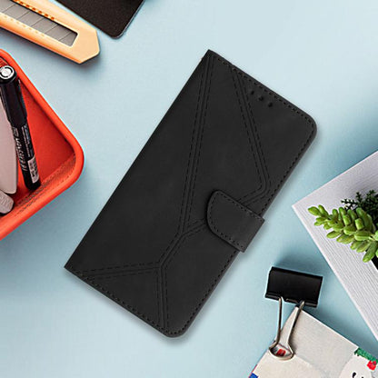 For Tecno Pova 7 5G Stitching Embossed Leather Phone Case(Black) - free shipping - PMC Jewellery - Order now!