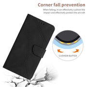 For Tecno Pova 7 5G Stitching Embossed Leather Phone Case(Black)