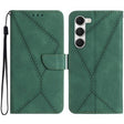 For Tecno Spark 40 Pro 4G Stitching Embossed Leather Phone Case(Green) - free shipping - PMC TechLife - Order now!