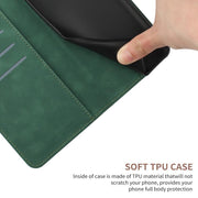 For Tecno Pova 7 4G Stitching Embossed Leather Phone Case(Green)