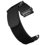 For Garmin QuickFit 26mm Kalebol Loop Nylon Buckle Watch Band(Black)