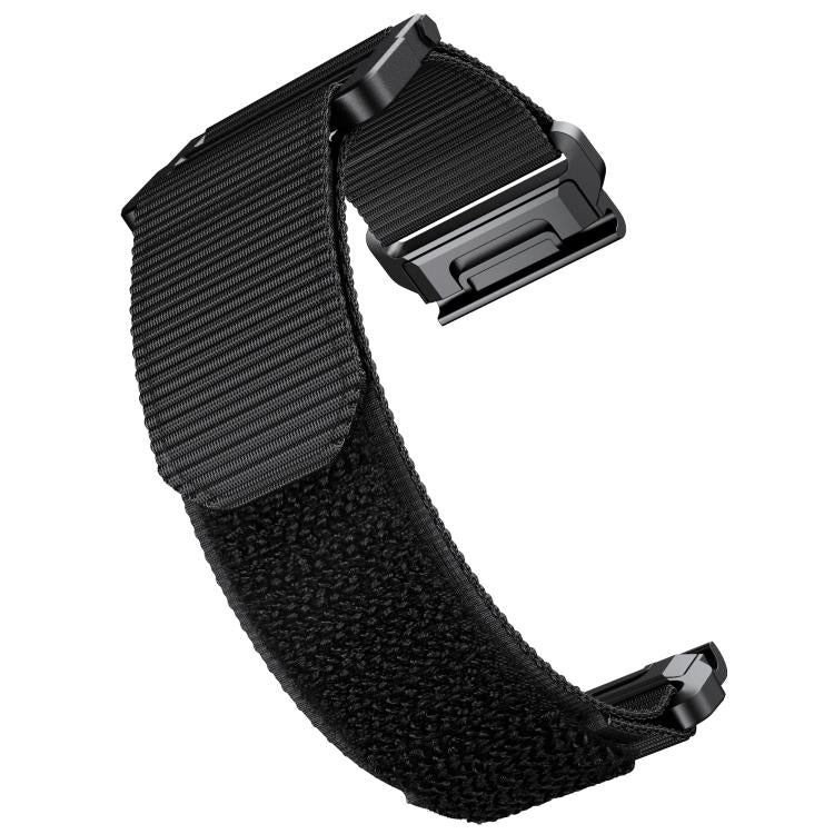 For Garmin QuickFit 26mm Kalebol Loop Nylon Buckle Watch Band(Black)
