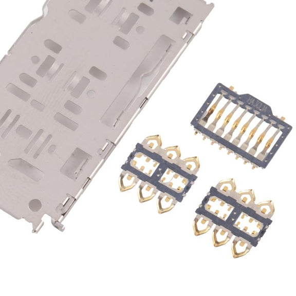 For Galaxy A10 SM-A105 10pcs Original SIM + Micro SD Card Reader