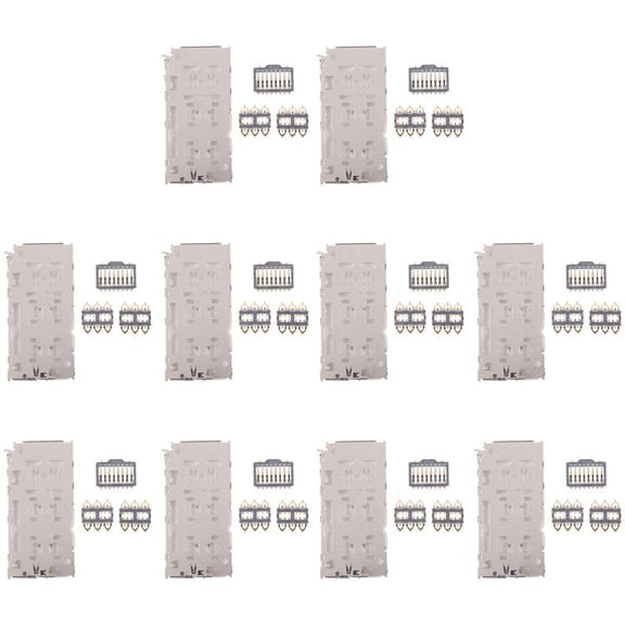 For Galaxy A20 SM-A205 10pcs Original SIM + Micro SD Card Reader