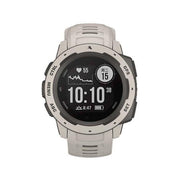 For Garmin Instinct 22mm Kalebol Steel Buckle Silicone Watch Band(Tundra White)