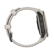 For Garmin Instinct 22mm Kalebol Steel Buckle Silicone Watch Band(Tundra White)