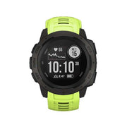 For Garmin Instinct 22mm Kalebol Steel Buckle Silicone Watch Band(Green)