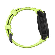 For Garmin Instinct 22mm Kalebol Steel Buckle Silicone Watch Band(Green)