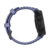 For Garmin Instinct 22mm Kalebol Steel Buckle Silicone Watch Band(Dark Blue)