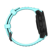 For Garmin Instinct 22mm Kalebol Steel Buckle Silicone Watch Band(Teal)