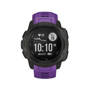 For Garmin Instinct 22mm Kalebol Steel Buckle Silicone Watch Band(Purple)