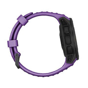 For Garmin Instinct 22mm Kalebol Steel Buckle Silicone Watch Band(Purple)