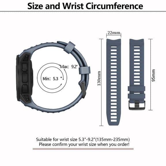 For Garmin Instinct 22mm Kalebol Steel Buckle Silicone Watch Band(Army Green)