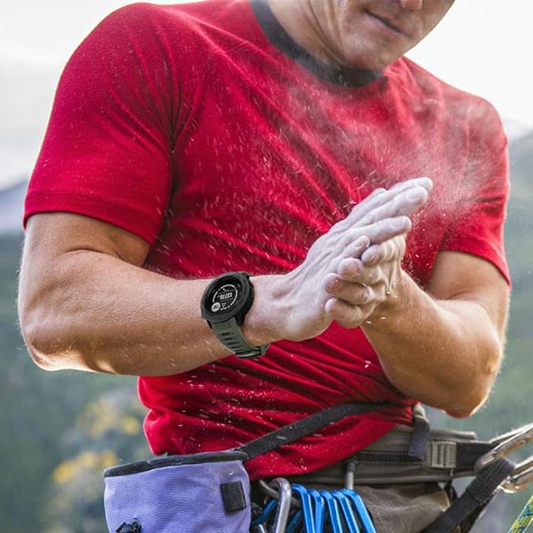 For Garmin Instinct 22mm Kalebol Steel Buckle Silicone Watch Band(Navy Blue) - free shipping - PMc TechLife - Order now!