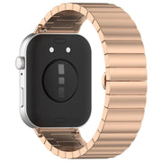 For Huawei Watch Fit3 Kalebol Solid Stainless Steel Strap(Rose Gold)