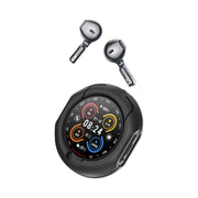 D9 1.46 inch 2 in 1 Bluetooth Earphone Smart Watch, Support Bluetooth Call / NFC / Heart Rate(Black)