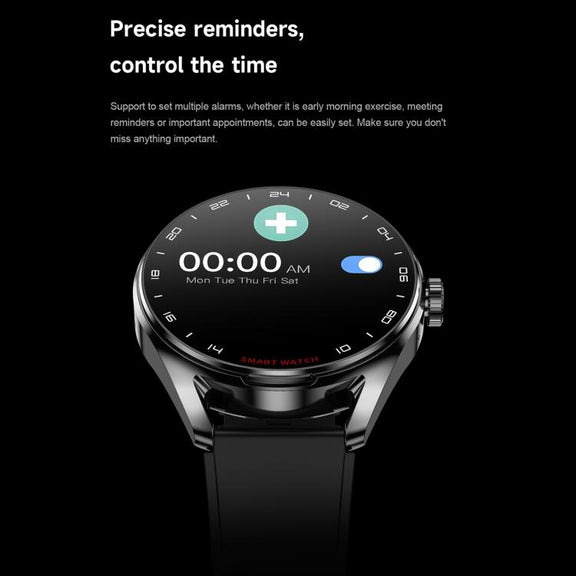 D9 1.46 inch 2 in 1 Bluetooth Earphone Smart Watch, Support Bluetooth Call / NFC / Heart Rate(Silver)