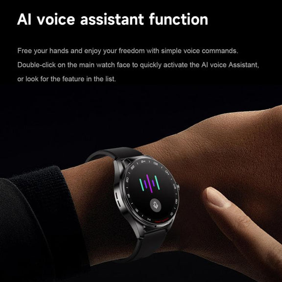 D9 1.46 inch 2 in 1 Bluetooth Earphone Smart Watch, Support Bluetooth Call / NFC / Heart Rate(Silver)
