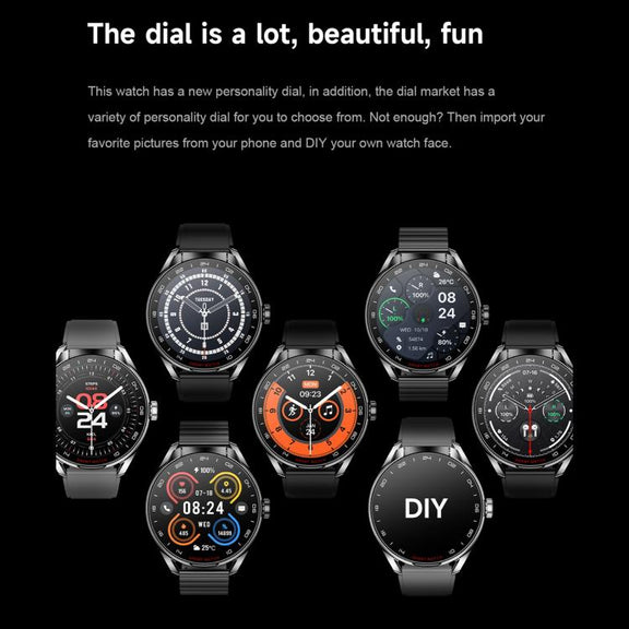 D9 1.46 inch 2 in 1 Bluetooth Earphone Smart Watch, Support Bluetooth Call / NFC / Heart Rate(Silver)