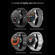 D9 1.46 inch 2 in 1 Bluetooth Earphone Smart Watch, Support Bluetooth Call / NFC / Heart Rate(Silver)