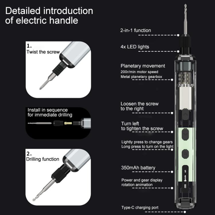 Jiafa 76 in 1 Professional Precision Long Endurance Electric Screwdriver Set - free shipping - PMC TechLife - Order now!