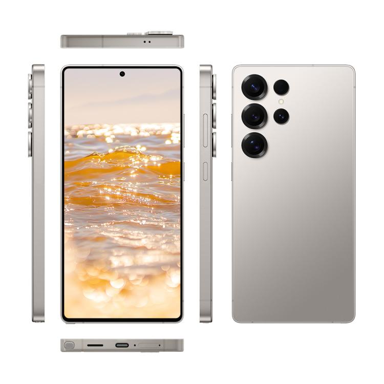 F102 / S25 Ultra, 4GB+64GB, 6.75 inch Android 11 MTK6762 Octa Core, Network: 4G, Dual SIM, Support Wireless Charging, Plug:EU Plug(Titanium Grey)