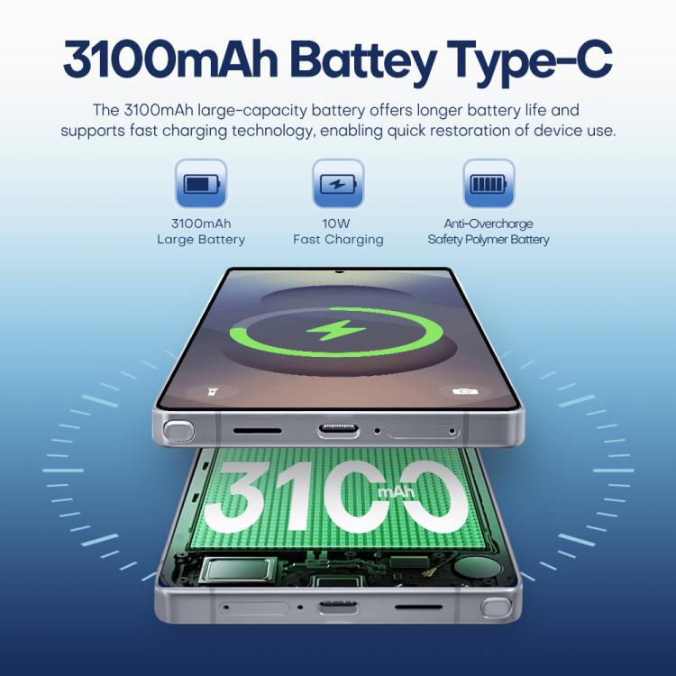 F102 / S25 Ultra, 4GB+64GB, 6.75 inch Android 11 MTK6762 Octa Core, Network: 4G, Dual SIM, Support Wireless Charging, Plug:UK Plug(Titanium Sliver) - free shipping - PMc TechLife - Order now!