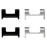For Amazfit T-Rex 1 Pair Metal Watch Band Connector with Screwdriver(Black)