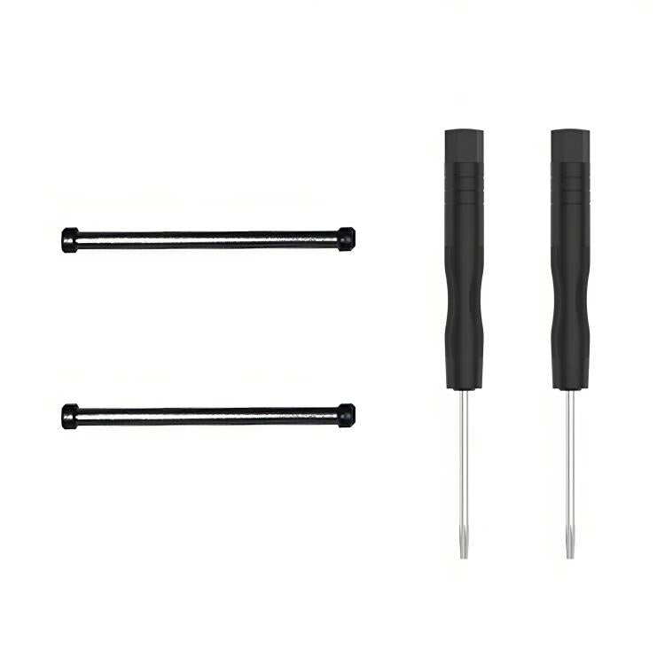 For Amazfit T-Rex Ultra 1 Pair Watch Band Replacement Lug Rod with Screwdriver(Black) - For Amazfit by PMc TechLife | Online Shopping South Africa | PMc TechLife | Buy Now Pay Later Mobicred