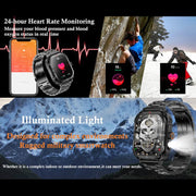 LF37 2.1 inch BT Call Smart Watch, Support Blood Oxygen / Heart Rate / Female Menstrual(Black Silicone)