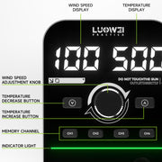 Luowei HG-01 800W Intelligent Digital Hot Air Gun BGA Desoldering Rework Station, Plug:US Plug