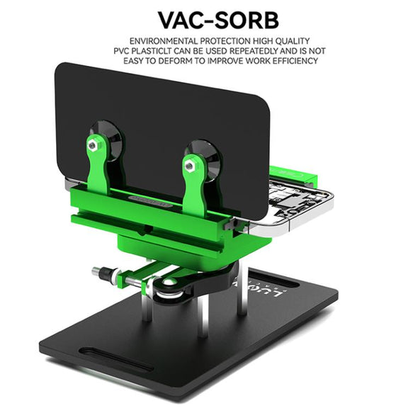 LUOWEI LW-022Pro 2  in 1 Universal 360 Rotating Phone Back Cover Separation Fixture