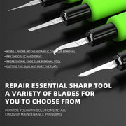 LUOWEI LW-K1 4 in 1 Motherboard CPU IC Glue Quicky Remove Maintenance Knife Set