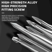 LUOWEI LITTLE BOY Smooth Bearings Alloy Magnetic Screwdriver Set