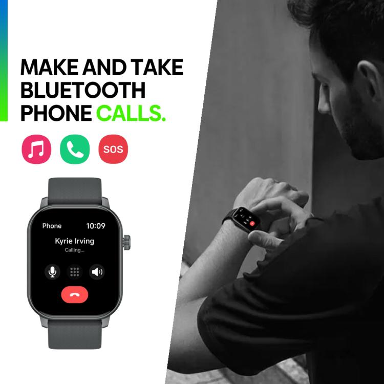 Zeblaze GTS 3 GPS 2.01 inch Screen Health & Fitness Smart Watch 3 ATM Waterproof(Space Gray) - free shipping - PMc TechLife - Order now!