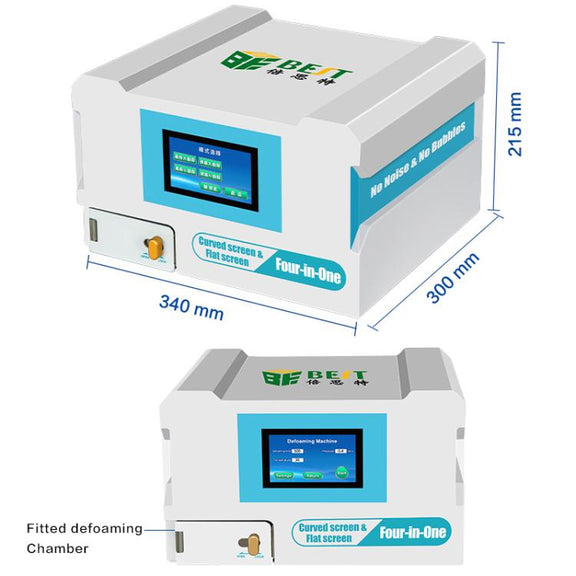 BEST B-528 4 in 1 7 inch Intelligent Laminating and Defoaming Machine Built-in Vacuum Pump, Plug:US Plug