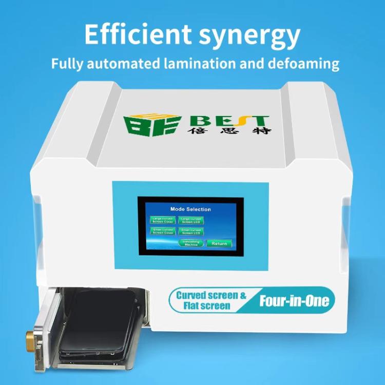 BEST B-528 4 in 1 7 inch Intelligent Laminating and Defoaming Machine Built-in Vacuum Pump, Plug:US Plug