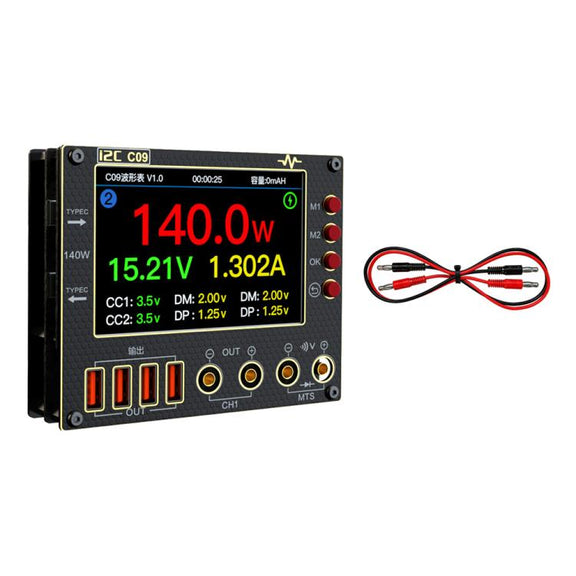i2C C09 Charge Detection / Voltage Measurement Digital Waveform Ammeter, Model:Host