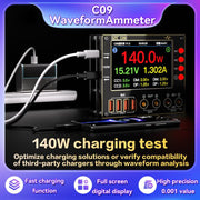 i2C C09 Charge Detection / Voltage Measurement Digital Waveform Ammeter, Model:Host