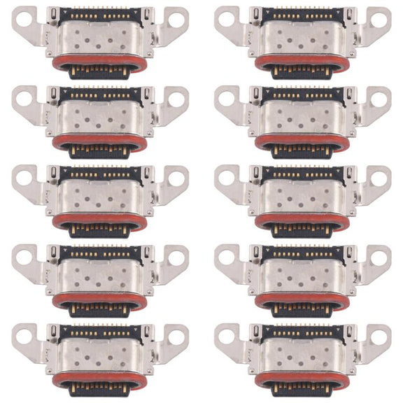 For Motorola Moto Edge 50 10pcs Original Charging Port Connector