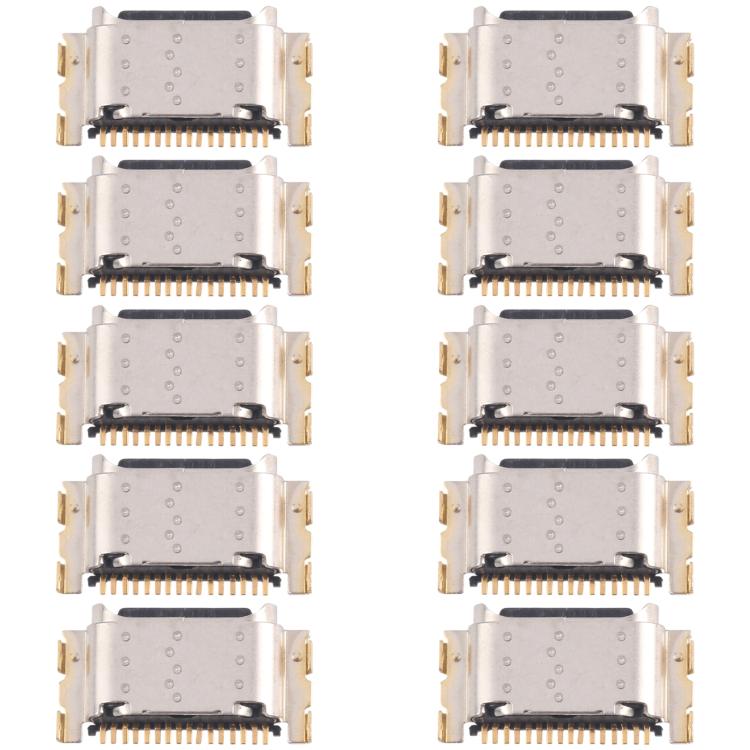 For Motorola Moto G53 5G 10pcs Original Charging Port Connector - Others by PMc TechLife | Online Shopping South Africa | PMc TechLife | Buy Now Pay Later Mobicred